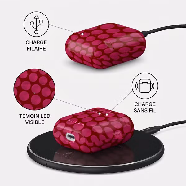 Burga Coque rigide Apple Airpods 1 / 2 - Reset Button