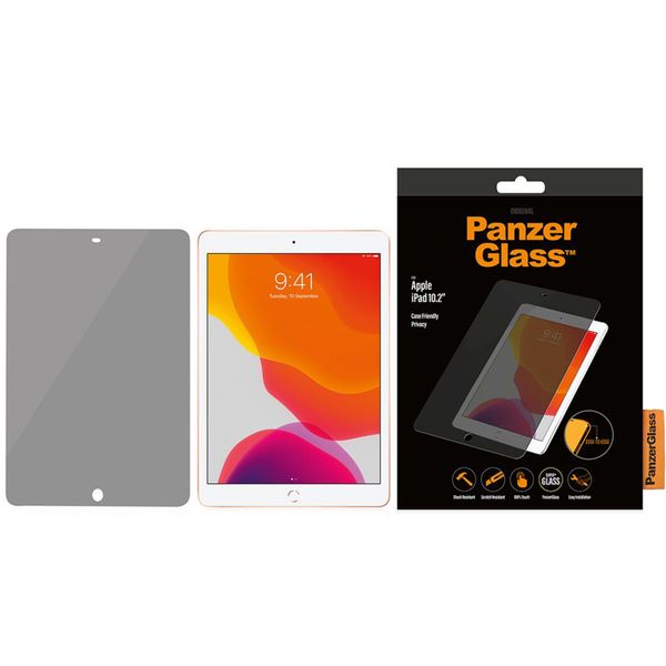 PanzerGlass Protection d'écran Privacy en verre trempé iPad 9 (2021) 10.2 pouces / iPad 8 (2020) 10.2 pouces / iPad 7 (2019) 10.2 pouces