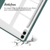 imoshion Coque tablette rigide Trifold Samsung Tab S10 Plus / Tab S9 FE Plus / Tab S9 Plus 12.4 pouces - Vert