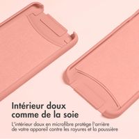 imoshion Coque de couleur avec cordon amovible Samsung Galaxy S22 - Peach