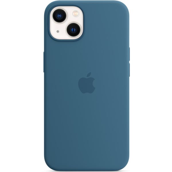 Apple Coque en silicone MagSafe iPhone 13 - Blue Jay