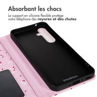 imoshion Étui de télephone portefeuille Design Samsung Galaxy A35 - Blush Berries