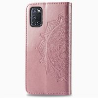 Etui de téléphone portefeuille Mandala Oppo A52/A72/A92