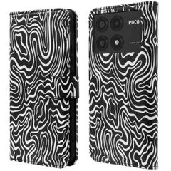 imoshion Étui de télephone portefeuille Design Xiaomi Poco X6 Pro - Black And White