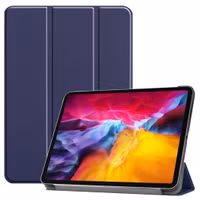 imoshion Coque tablette Trifold Apple iPad Pro 11 (2022 / 2021 / 2020 / 2018) - Bleu foncé