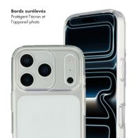 Selencia Coque arrière avec crochets amovibles Apple iPhone 17 Pro - Transparent