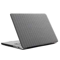 Selencia Coque tissée Apple MacBook Air 15 pouces (2023 / 2024 M3 chip / 2025 M4 chip) - A2941 / A3114 / A3241 - Gris