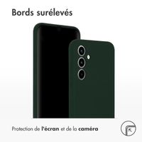 Accezz Coque Liquid Silicone Samsung Galaxy A35 - Forest Green