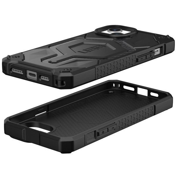 UAG Coque arrière Monarch Pro Apple iPhone 15 Plus - Carbon Fiber