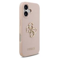 Guess Coque Big 4G Logo Grained Apple iPhone 17 - Rose