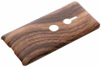 Coque design en bois Sony Xperia XZ3 - Brun foncé