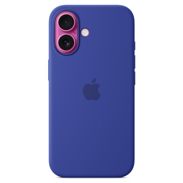 Apple Coque en silicone MagSafe Apple iPhone 16 - Ultramarine