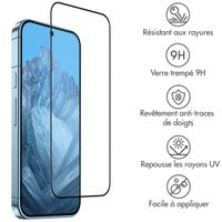 Accezz Protection d'écran en verre trempé Full Cover Google Pixel 9 / 9 Pro