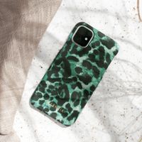 Selencia Coque Maya Fashion iPhone Xs / X - Green Panther