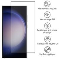 Accezz Protection d'écran en verre trempé Full Cover Samsung Galaxy S23 Ultra