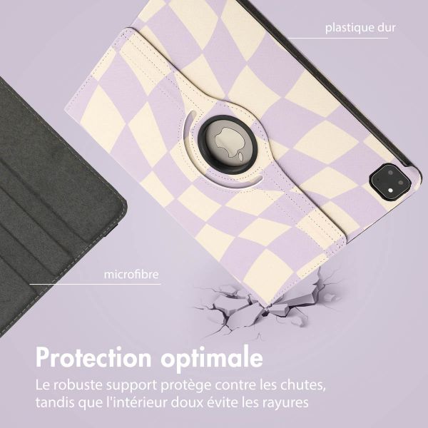 imoshion Coque tablette Design rotatif à 360° Apple iPad Air 13 pouces (2025) M3 / (2024) M2 - Dancing Cubes