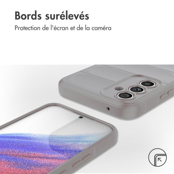 imoshion Coque arrière EasyGrip Samsung Galaxy A54 (5G) - Gris