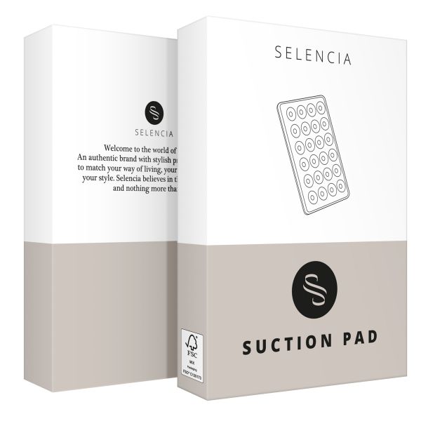 Selencia Pack de 2 Supports de téléphone à ventouse - Rose clair