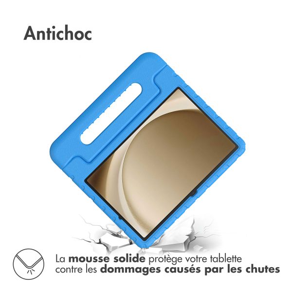 imoshion Coque kidsproof avec poignée Samsung Galaxy Tab A9 Plus - Bleu