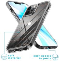 imoshion Coque Design iPhone 12 (Pro) - Boobs all over - Transparent