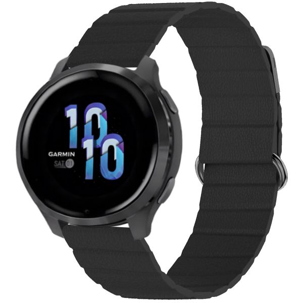 imoshion Bracelet en cuir magnétique  - Connexion universelle 22 mm - Noir