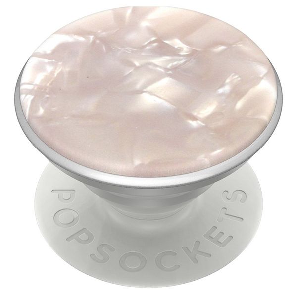 PopSockets Luxe PopGrip - Acetate Pearl Blanc