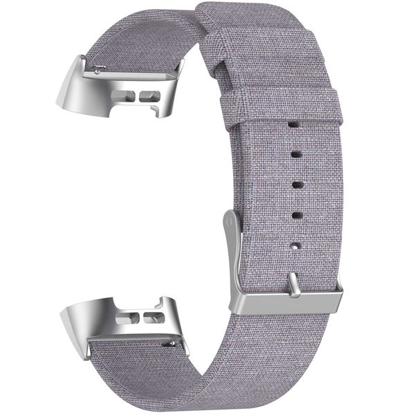 imoshion Bracelet en nylon Fitbit Charge 3 / 4 - Gris