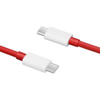 OnePlus Câble USB-C vers USB-C d'origine 12A - 120 Watt - 1 mètre - Rouge