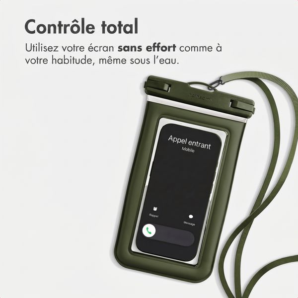 imoshion Floating Waterproof Pouch - Coque de téléphone universelle étanche - Vert foncé