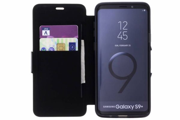 ZAGG Étui de téléphone portefeuille Oxford Galaxy S9 Plus - Noir