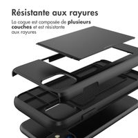 imoshion Coque arrière avec porte-cartes Apple iPhone 11 - Noir