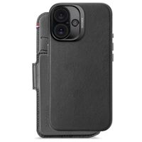 Decoded Portefeuille détachable 2 en 1 en cuir MagSafe Apple iPhone 16 - Noir