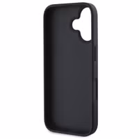 Guess Coque 4G Metal Logo Backcover Apple iPhone 16 - Noir