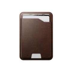 Nomad Horween Portefeuille Mag en cuir avec Apple Find My Tracking - Rustic Brown