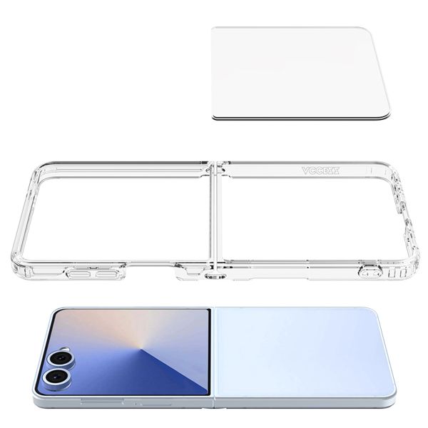 Accezz Coque Xtreme Impact Samsung Galaxy Z Flip 7 - Transparent