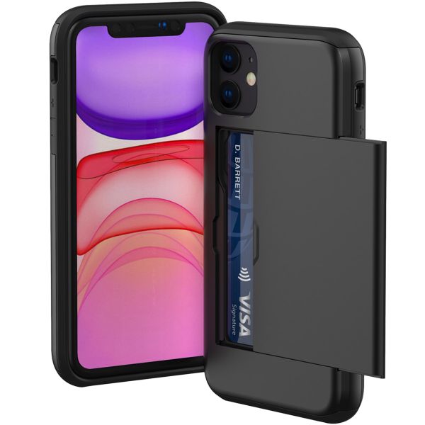 imoshion Coque arrière avec porte-cartes Apple iPhone 11 - Noir