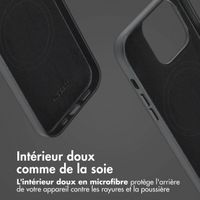 Accezz Étui de téléphone portefeuille en cuir 2-en-1 avec MagSafe Apple iPhone 14 Pro - Onyx Black