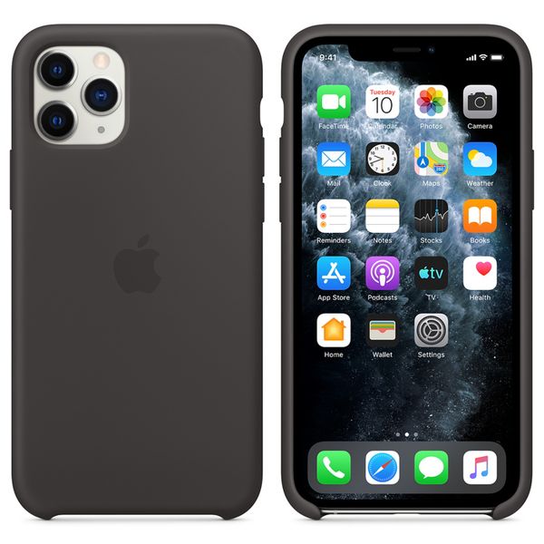 Apple Coque en silicone Apple iPhone 11 Pro - Noir