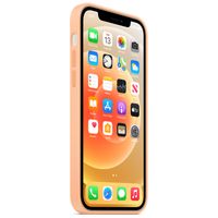 Apple Coque en silicone MagSafe Apple iPhone 12 Pro Max - Cantaloupe