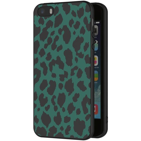 imoshion Coque Design iPhone 5 / 5s / SE - Léopard - Vert / Noir