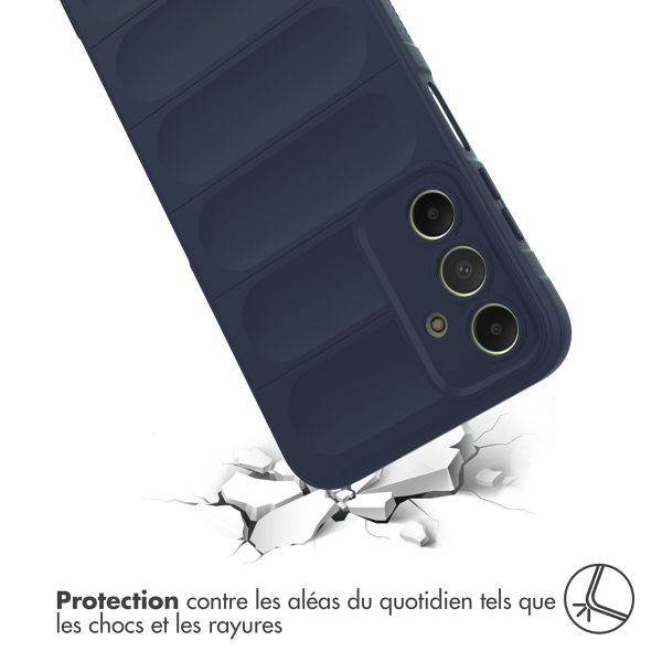 imoshion Coque arrière EasyGrip Samsung Galaxy A25 (5G) - Bleu foncé