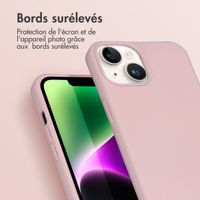 imoshion Coque de couleur avec cordon amovible Apple iPhone 14 - Rose