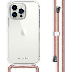 imoshion Coque avec cordon Apple iPhone 14 Pro Max - Rose Dorée