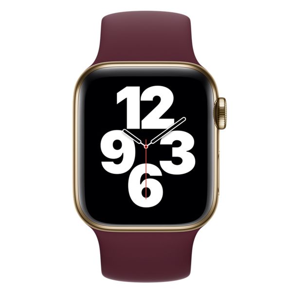 Apple Bracelet Boucle unique Apple Watch Series 1-10 / SE / Ultra (2) - 42/44/45/46/49 mm - Taille 6 - Plum