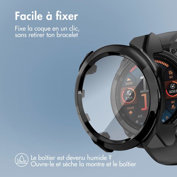 imoshion Coque rigide à couverture complète Garmin Fenix 8 - 47 mm - Noir