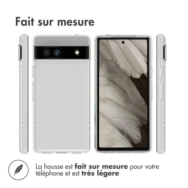 Accezz Coque Clear Google Pixel 7a - Transparent