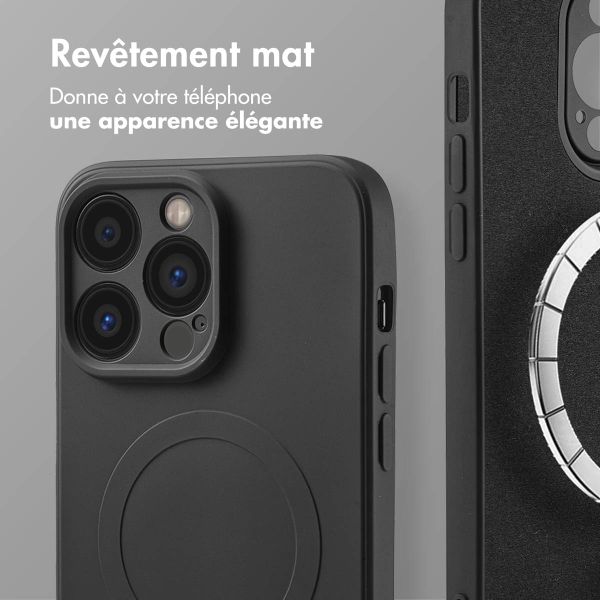 imoshion Coque Couleur avec MagSafe iPhone 14 Pro - Noir