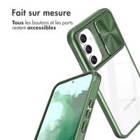 imoshion Coque arrière Camslider Samsung Galaxy S23 FE - Vert foncé