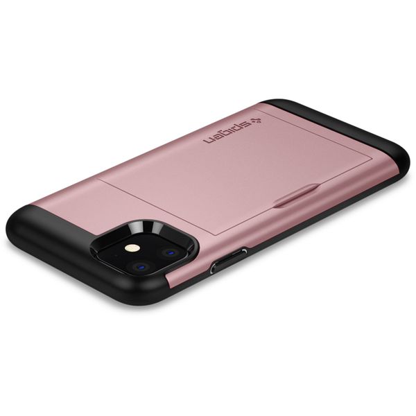 Spigen Coque Slim Armor CS iPhone 11 - Rose Champagne