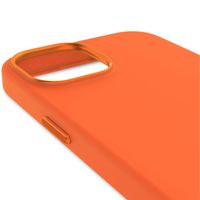 Decoded Coque en silicone MagSafe iPhone 15 - Orange